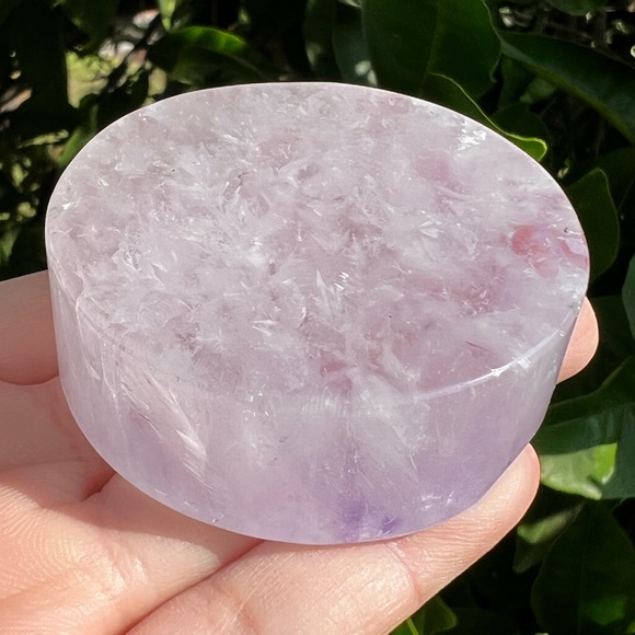 Amethyst Disc with Dendritic - Picture 7 of 7